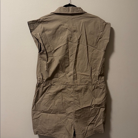 Celebrity Pink Tan Button-Down Romper - Picture 6 of 6